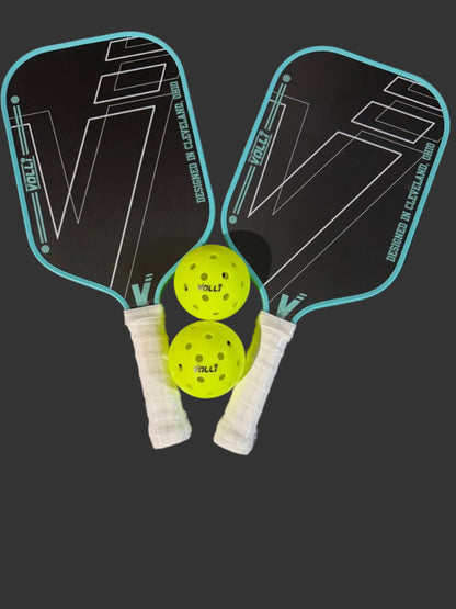 2 Pickleball Paddle & 3 Ball Combo Kit